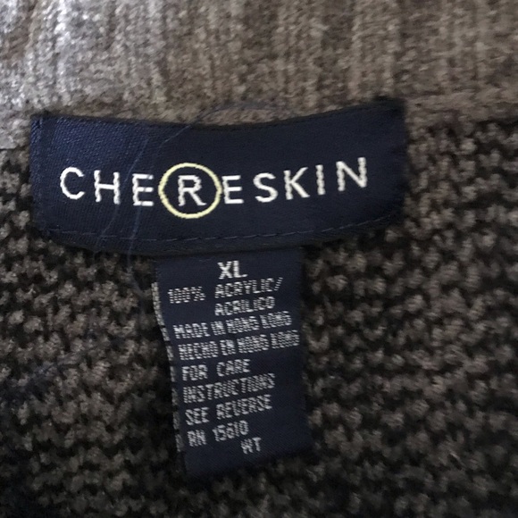 Gray Chereskin sweater mens XL | color: gray and black - Picture 2 of 3